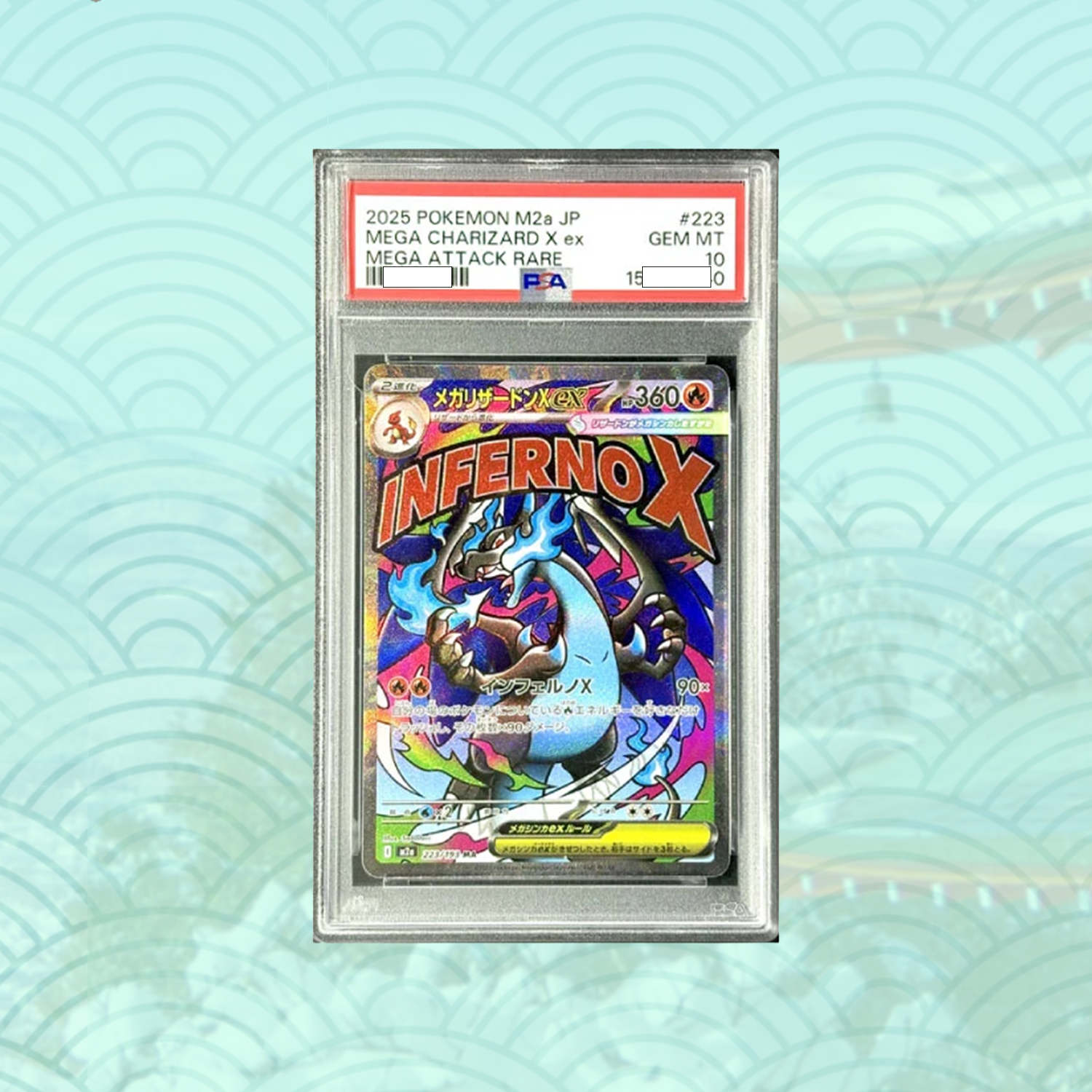 PREORDER -  PSA 10 MEGA Charizard X ex MA 223/193